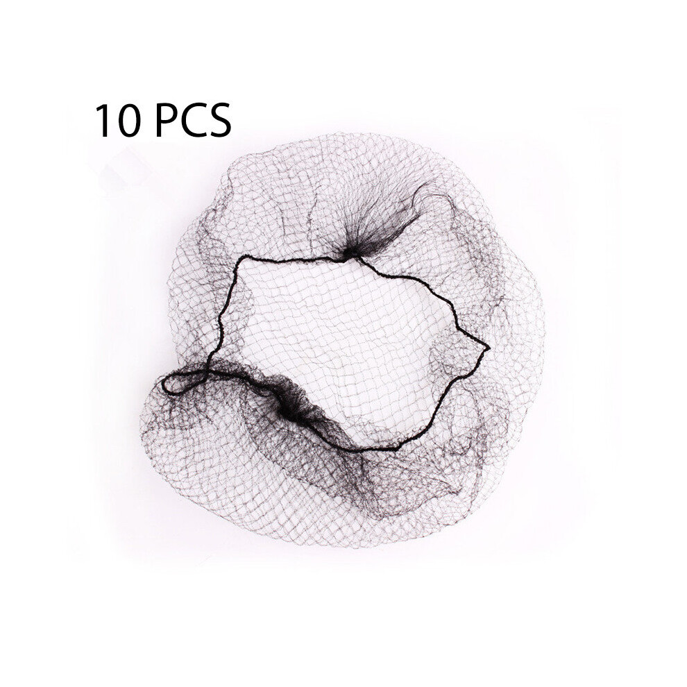 Unisex Multicoloured 10/30Pcs 5Mm Durable Nylon Hair Net 20Inch Disposable Hairnet For Wigs Weave Invisible Dancing Hairnet For Bun Hair Styling Tool