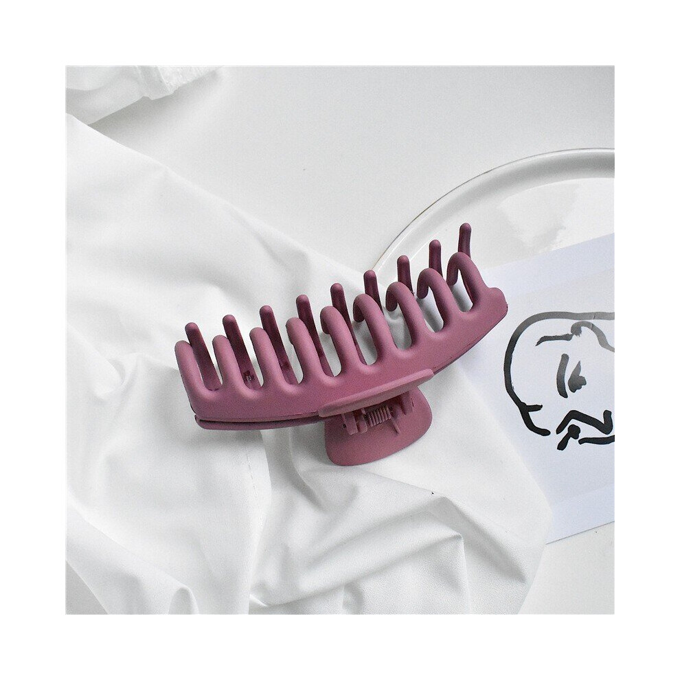 practical sweet frosted hollow grab clip makeup bath hair catch temperament hair chuck hair shark clip