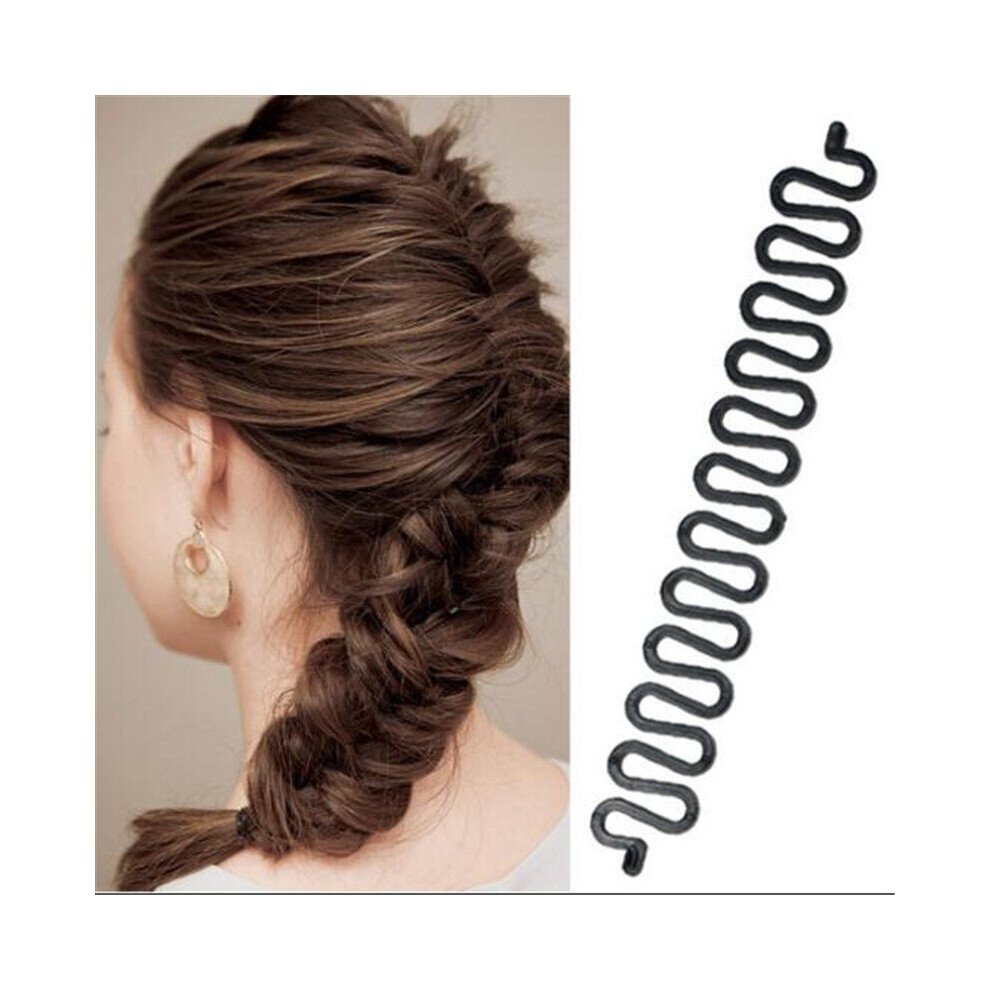 Unisex Multicoloured Hair Styling Tools Updo Up Hair Accessories Hair Dresser French Braid Roller With Magic Hair Twist Barber Braiding