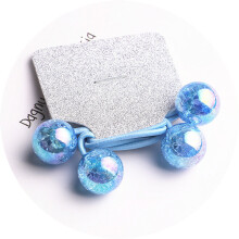 2Pcs/lot Hair Accessories Blasting Beads Hair Band Cartoon Hairpin Children's Headdress High-elastic Rubber Band Hairline