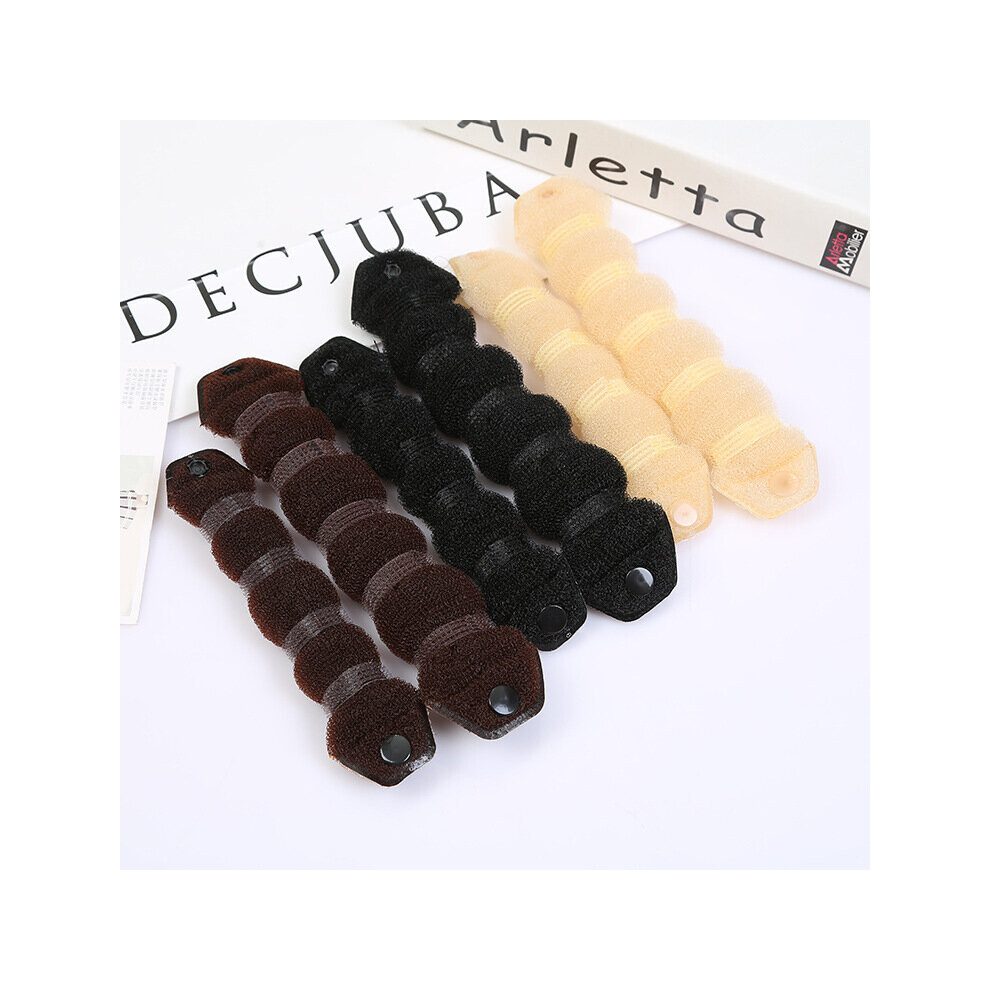 1 pcs magic foam sponge Clip Bun curler braider hairstyle twist maker tool Dount Twist Hair Accessories Styling
