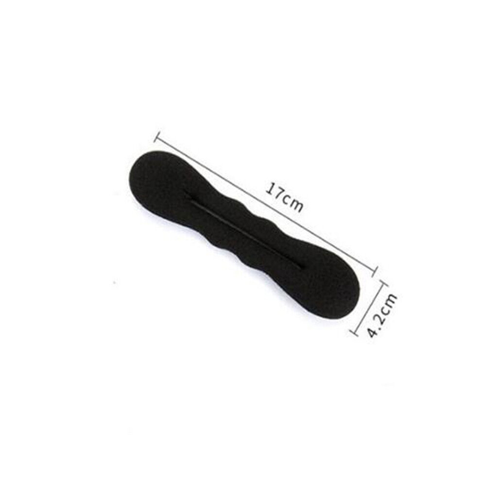 size Sponge Hair Styling Donut Bun Curler Maker Ring Magic Foam Donut Twist Tool Hair Clip 17.5cm and 22.5cm