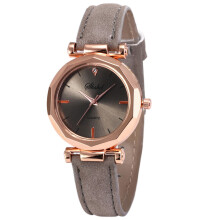 Women Watch Rhinestone Women Leather Casual Watch Analog Quartz Crystal Wristwatch Bracelet Watch YE1