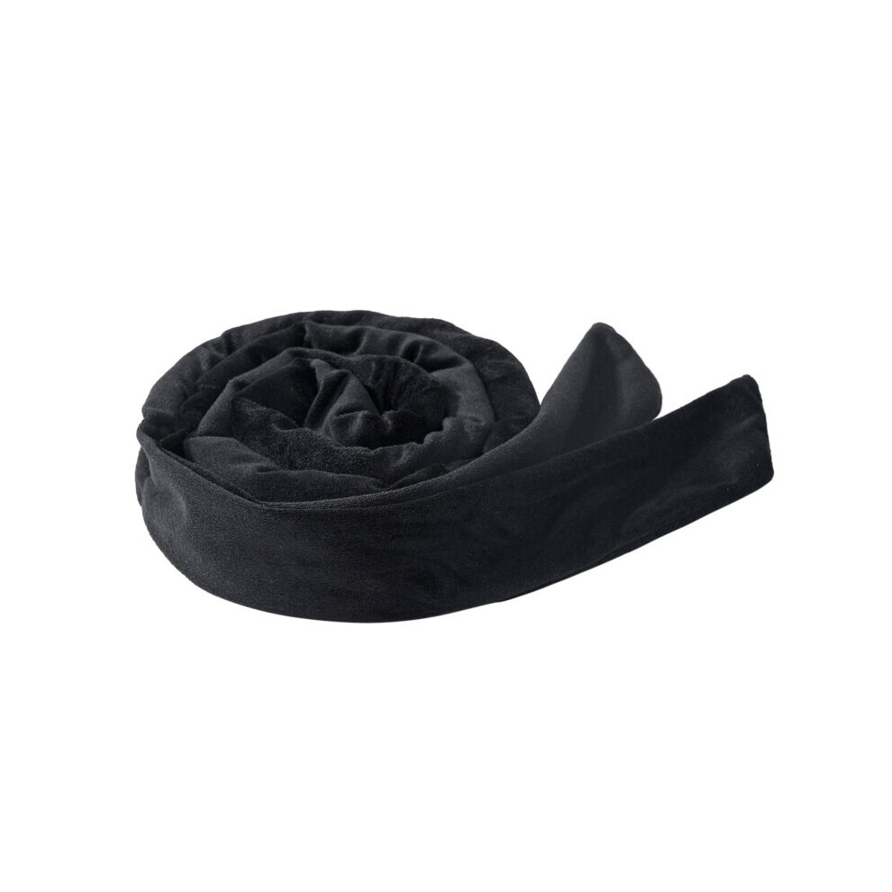 Black Heatless Hair Curlers For Long Hair Curling Rod Headband No Heat Curlers Sleep Use Overnight Heatless Curls Headband
