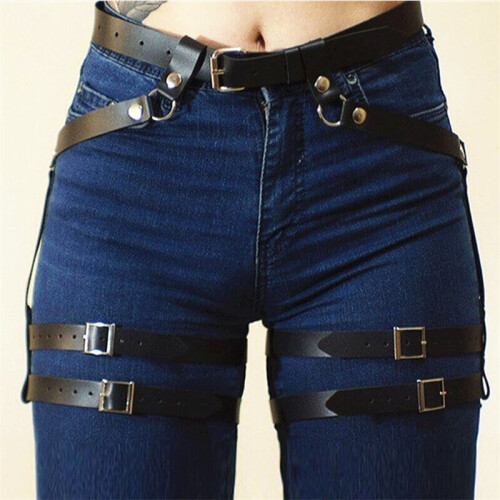 Women High Waist Suspender Shorts Harness Garter Belt Hot Pants