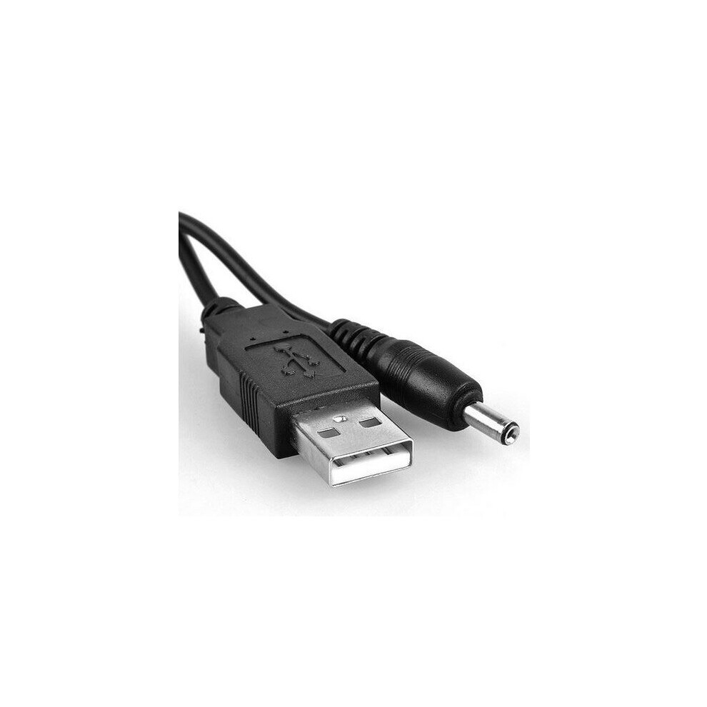 USB Charging Cable for Ryobi CSD-4030G 4V 1.5Ah Li-Ion Cordless Screwdriver Charger Lead Black