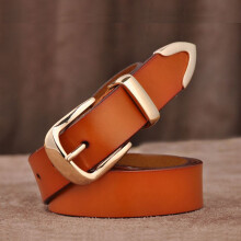 Women's Belt Leather Retro Belts High Ladies Alloy Buckle Casual Jeans Belt