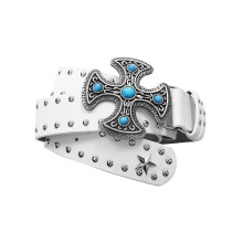 Punk Gothic Women Stars Rivets Belts Vintage Cosplay Y2K Harajuku Female Waist Belt Hip Pop Streetwear Accessories Gift