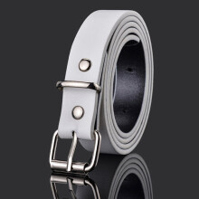 Children Leather Belts For Boys Girls Kid Waist Strap Waistband Easy Metal Buckle For Jeans Pants Trousers Adjustable Belt