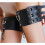 1 Pair Adjustable Elastice Leather Leg Harness Garter Belt Gothic Thigh Ring Garter -MX8 3