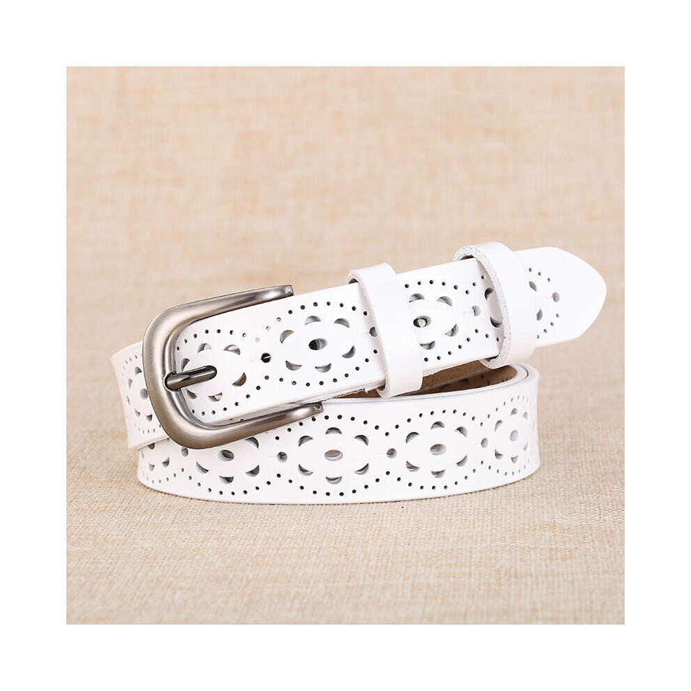 Women Belts Embossed Flower Leather High Belts Vintage Jeans Belts Designers for Lady Casual Strap-image-OPC-PBQP59Z-NEW