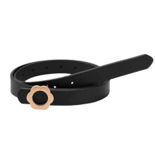High Ladies Belt Flower Shape Decorative Buckle Belt PU Leather Belt For Women Versatile Jeans Dress belt
