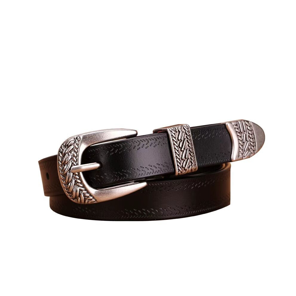 2.3cm Width Women's Leather Vintage Belt Copper Buckle Belt High Cowskin Female Strap Jeans Belt-image-OPC-PBQP5Y5-NEW