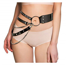 PU Leather Body Bondage Strap Butterfly Tide Strap Personality Single Loop Belt Clothing Accessories