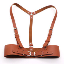 Women Leather Body Harness Body Bondage Chest Belts Lingerie Strap Wide Belt Dress Blets Suspenders Waist Belt