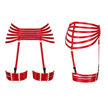Goth Belt Ring Waist Strap Street Dance Decor Punk Rock Harness Skirt Belts Accessories Bondage Waist And Leg Garters Suspender