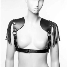 Sexy Leather Harness Women Lingerie Bondage Chest Harness Gothic Tassel Belt Suspender Garters Belts Sex Toys For Adults