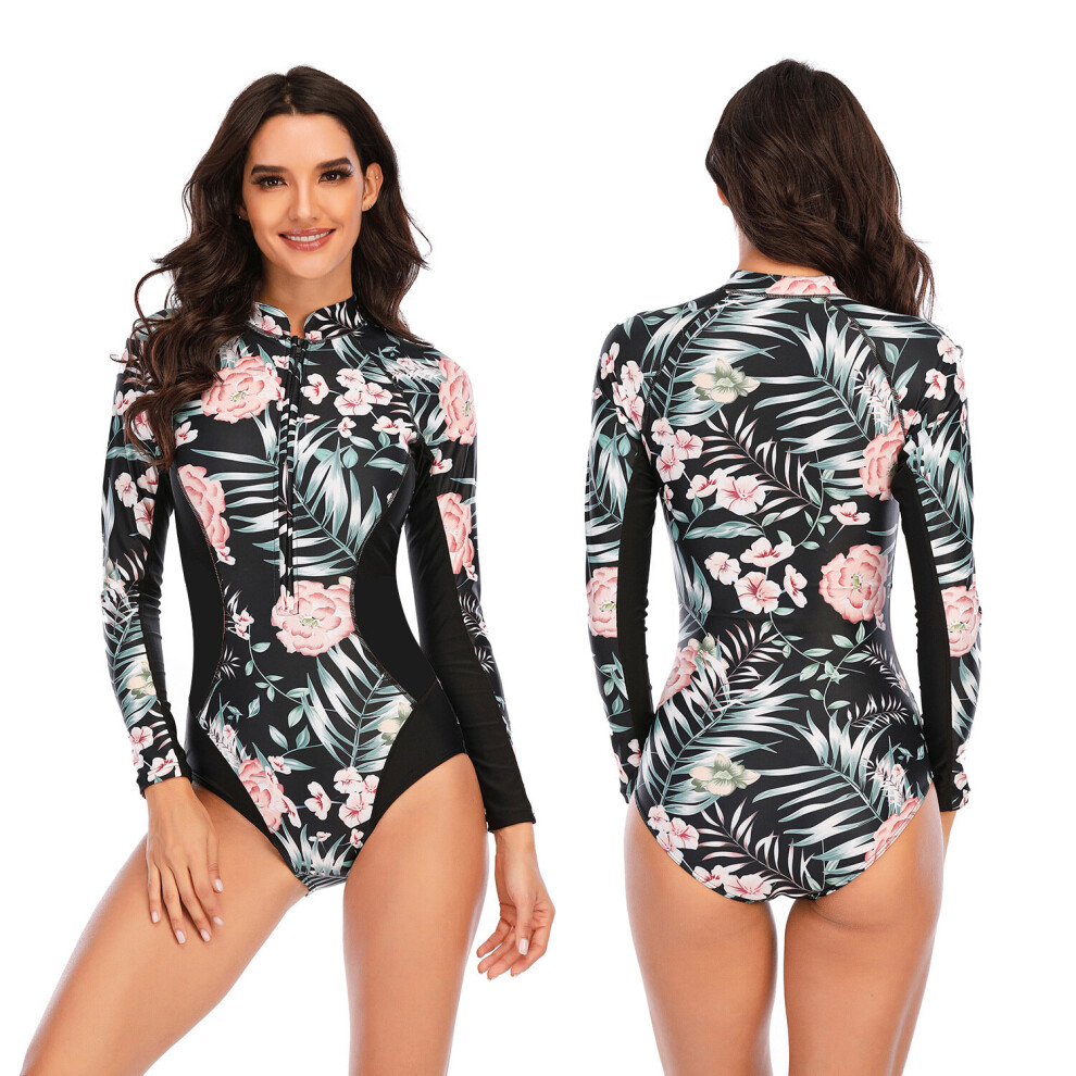 Women s Swimwear One Piece Long Sleeved Surf Suit Sunscreen Women s Swimsuit Diving Suit Sexy Swimsuit on OnBuy