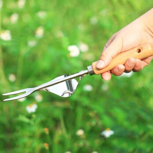 Garden Hand Weeder Tool Remover Puller Farmland Manual Digging 2
