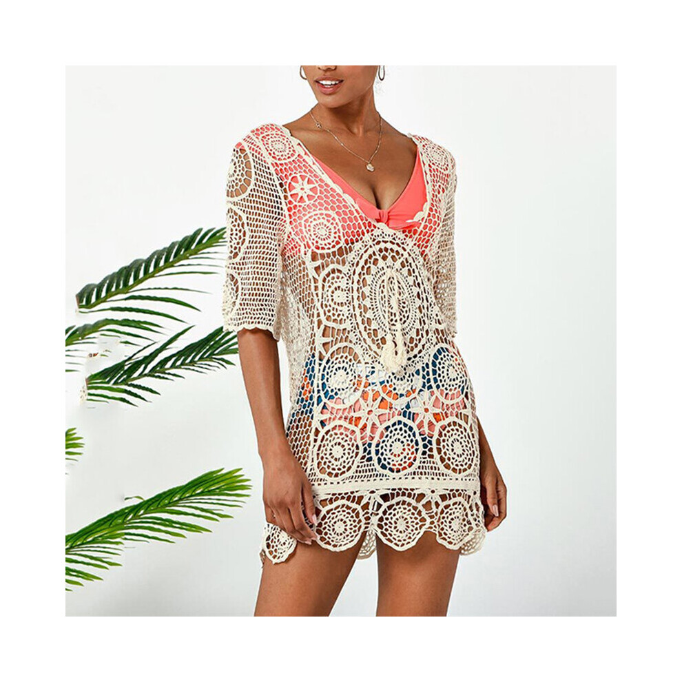 Crochet bikini dress best sale