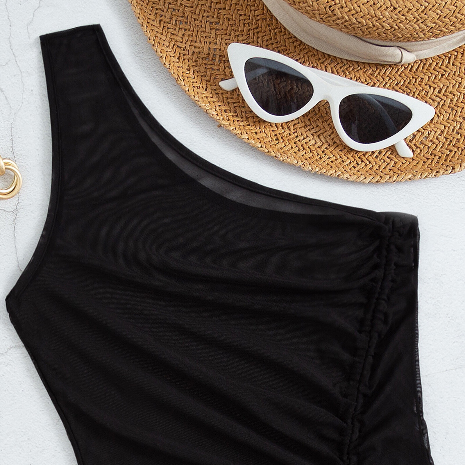 Women Sexy Beach Dress Mesh Sheer Bikini Cover Up Club See Through — free download