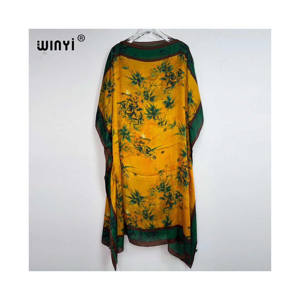 ins Bohemian Summer holiday Dress Women Beachwear Kaftan Street Wear Sexy Short Sleeve Casual Maxi Dress-image-OPC-PBQPTZQ-NEW