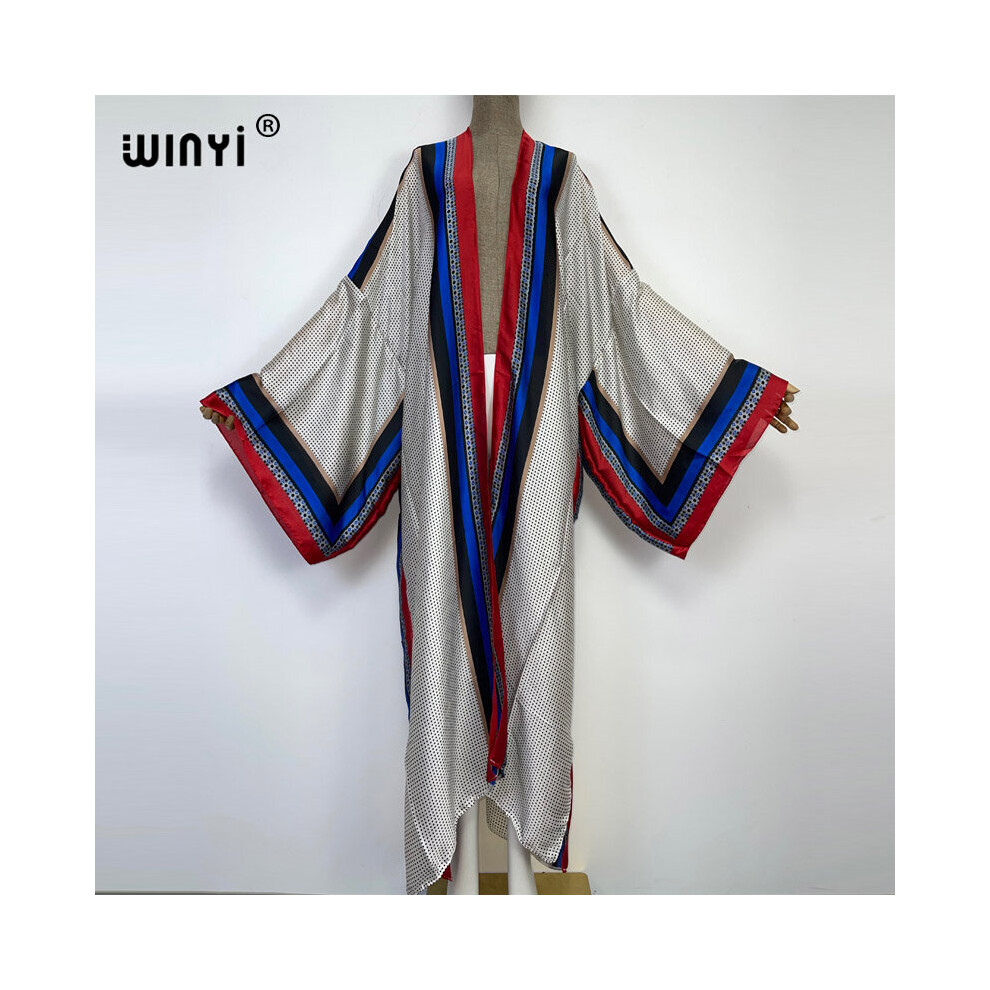 Summer Women Cardigan stitch coat sexy Boho Maxi African Holiday beach cover up Batwing Sleeve Robe kimono KAFTAN-image-OPC-PBQPVZN-NEW