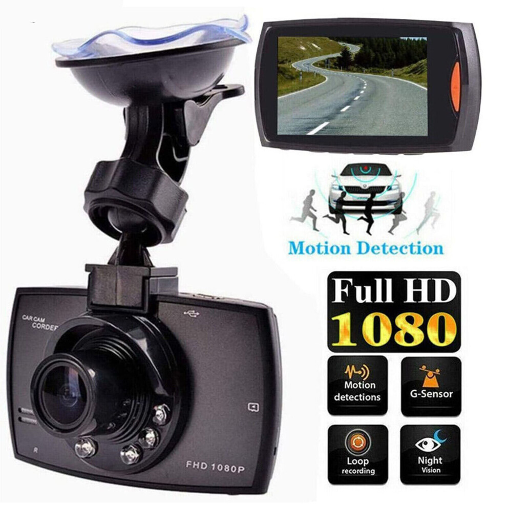 1080P HD In Car DVR Camera Night Vision Motion Dash Cam Video Record