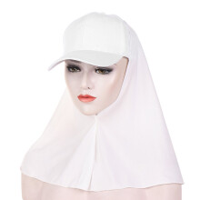 Baseball Hat Cap Hijab Shawl Instant Hijab bandana Abaya Turban For Women Ready To Wear 2-piece Set Sports Style