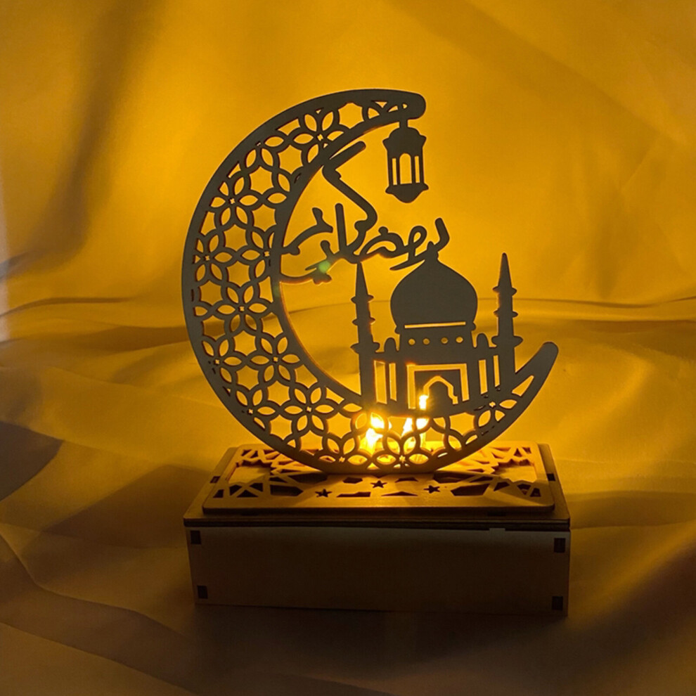 EID Mubarak Acrylic Ornament Ramadan Decoration For Home Islamic Muslim Party Ramadan Kareem Moon Decor Eid Abaya Al Adha