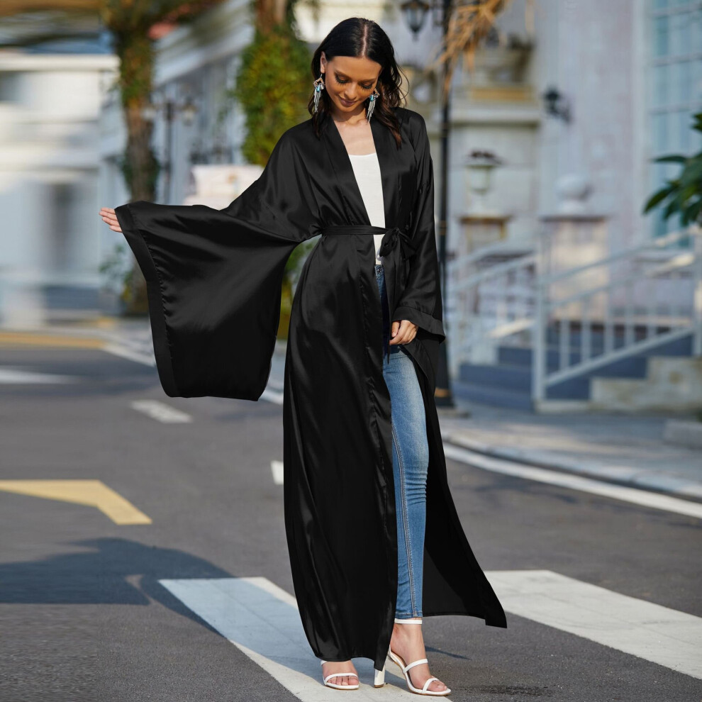 Open Abaya Kimono Dubai Turkey Muslim Saoudienne Abayas Dresses for Women Casual Robe Femme Musulmane Caftan Islamic Clothing on OnBuy