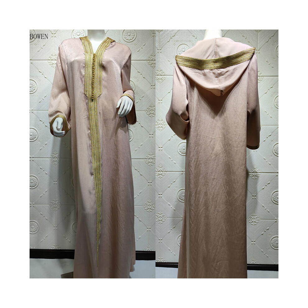 Ramadan Dubai Abayas For Women Caftan Marocain Turkey Muslim Hooded Dresses Jalabiya Islamic Clothing Kimono-image-OPC-PBQQ27H-NEW