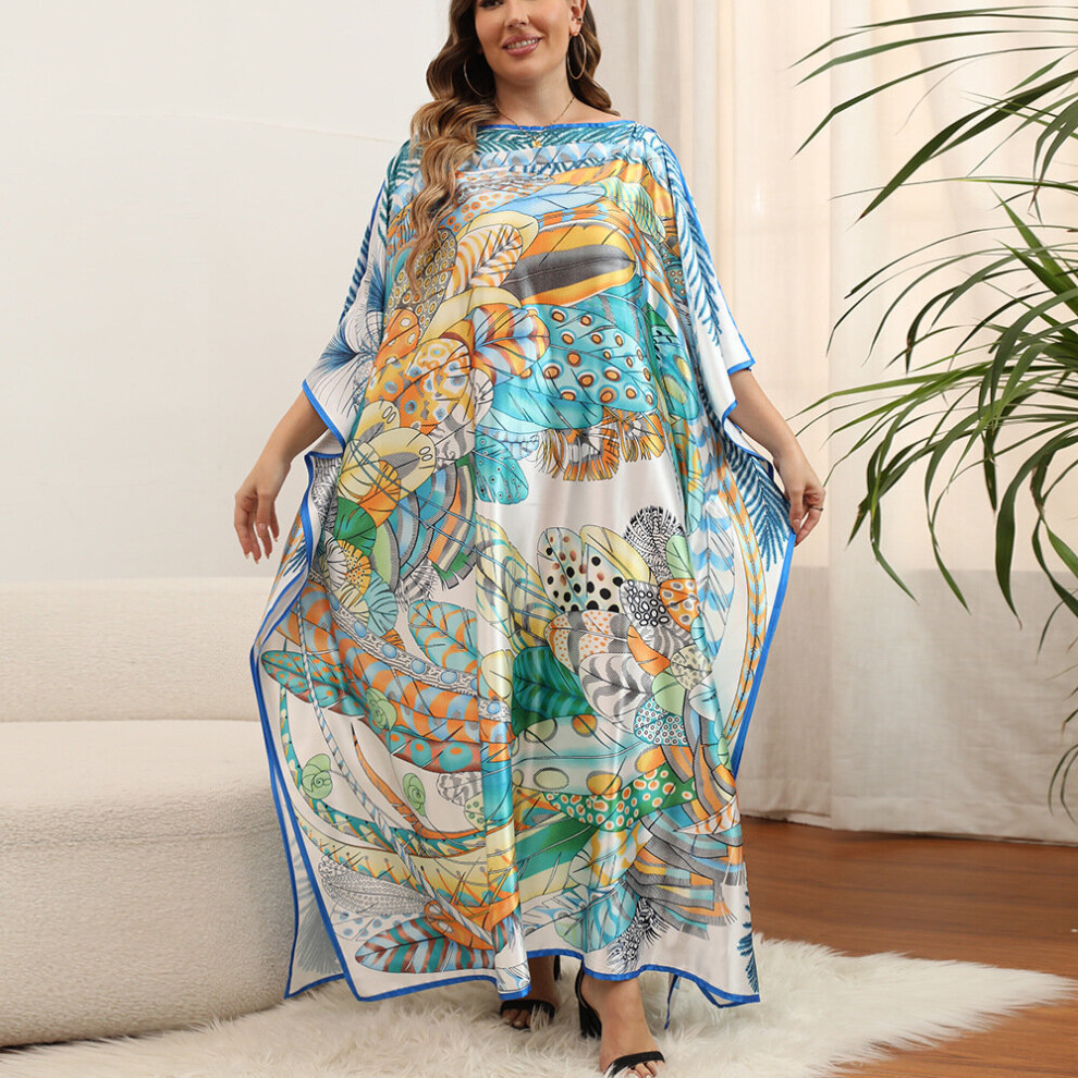 African Dress For Women Muslim Abaya Dubai Arabic Thin Nigeria Abayas Floral Islam Maxi Dress Africa Clothing-image-OPC-PBQQ2VY-NEW