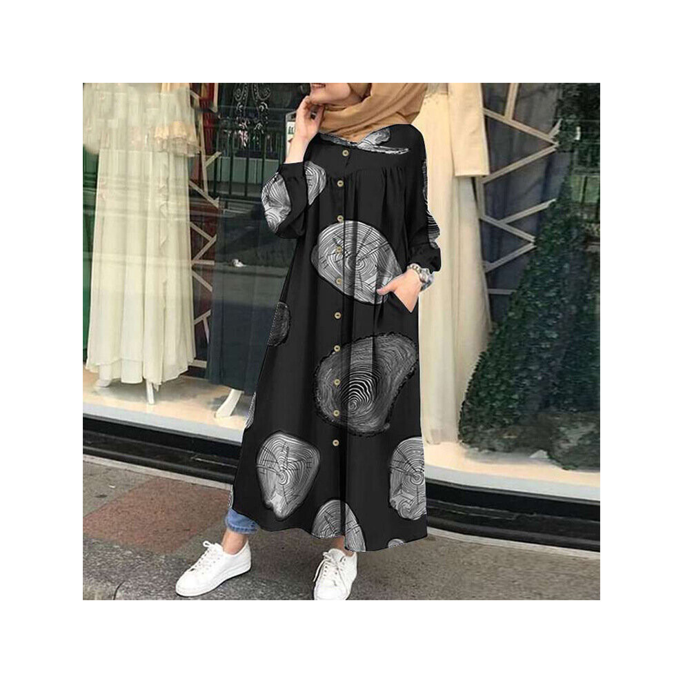 Muslim Dress Women Long Sleeve Print Big Swing Robe Kaftan Moroccan Hijab Dresses Abaya Turkey Islamic Clothing 5XL-image-OPC-PBQQ6BF-NEW