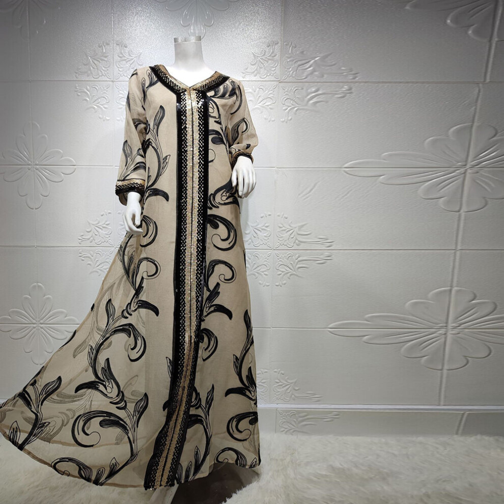 Ramadan Eid Mubarak Muslim Dress Abaya Dubai Turkey Femme Robe Islam Clothing African Dresses For Women Kaftan Musulman De Mode-image-OPC-PBQQ79T-NEW