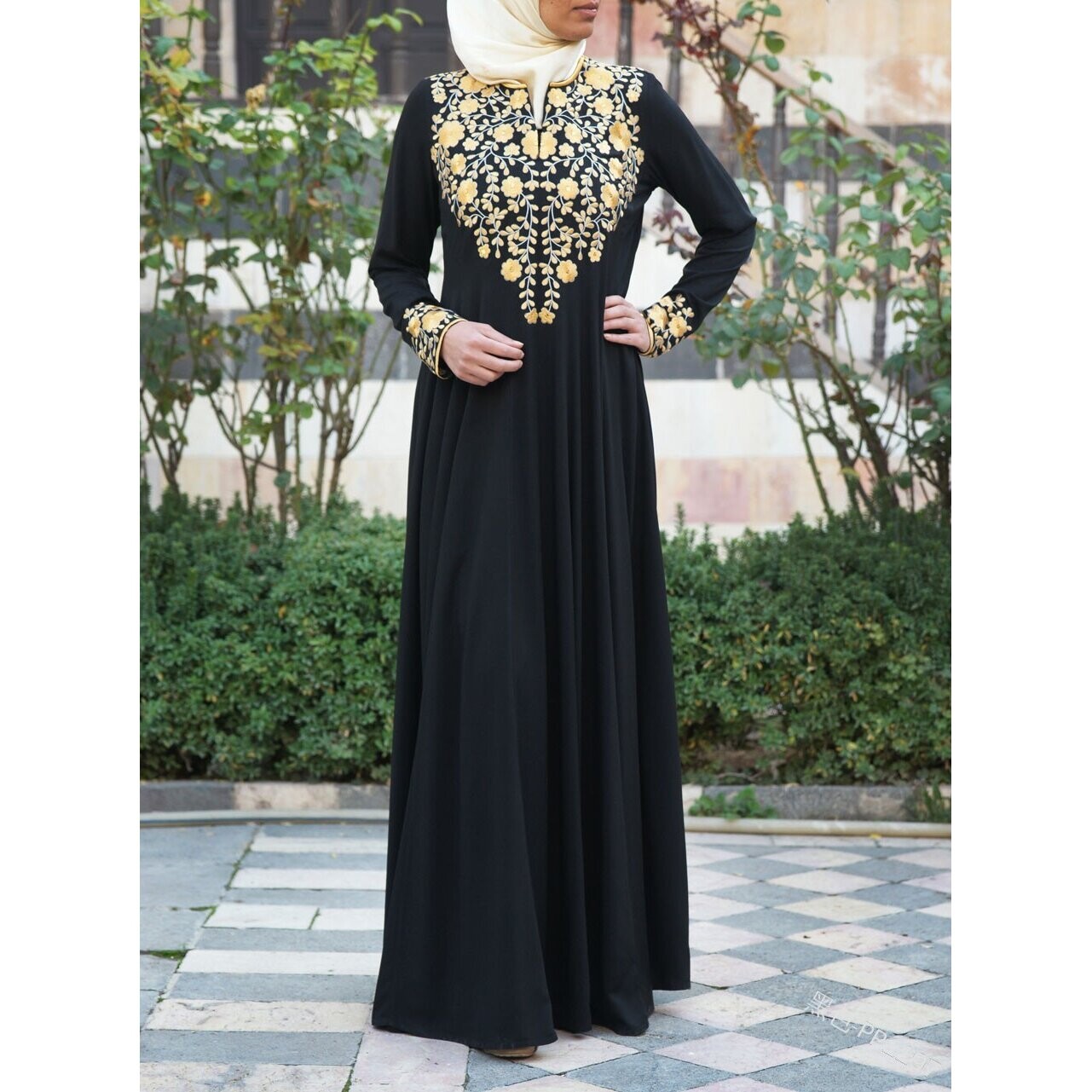 Islamic Clothing Muslim Abaya Dress Women Moroccan Kaftan Turkey Kimono ...