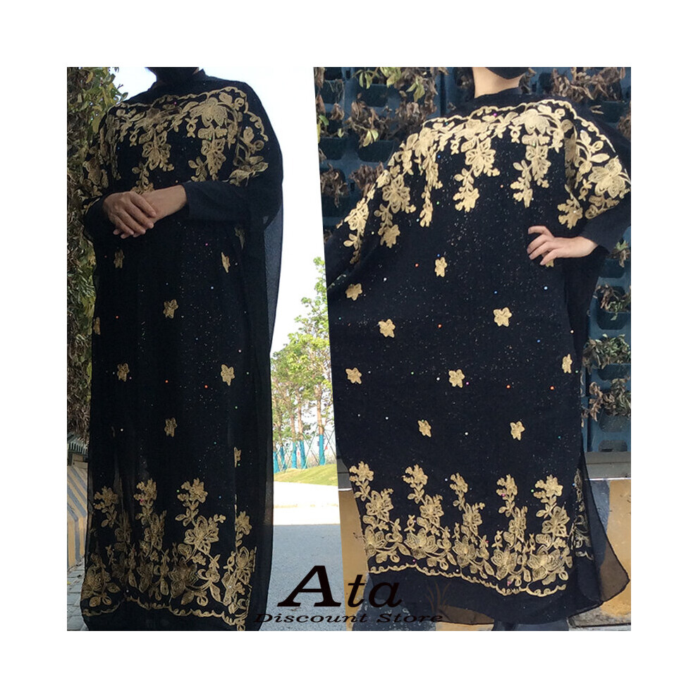 Saudi Islamic Clothing Dubai Abaya Loose And Comfortable Kaftan Prayer Eid Maxi Dress Muslim Women African Dashiki-image-OPC-PBQQ7F8-NEW