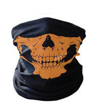 3D Kid Skull Buffe Bandana - Skeleton Neck & Face Mask, Headscarf, Headband & Balaclava, Unisex Multifunctional Tube Mask