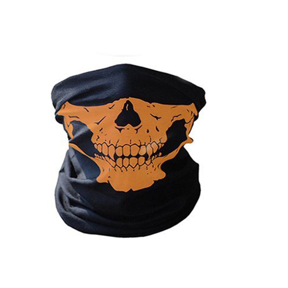 3D Kid Skull Buffe Bandana - Skeleton Neck & Face Mask, Headscarf, Headband & Balaclava, Unisex Multifunctional Tube Mask Multicoloured