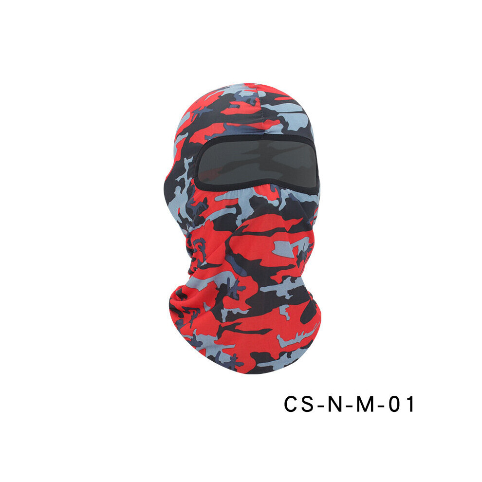 Motorcycle Balaclava Outdoor Dustproof Bandana Male Sun Block Windproof Camouflage Print Sports Hood Sunscreen Riding Masks Multicoloured 885656772514