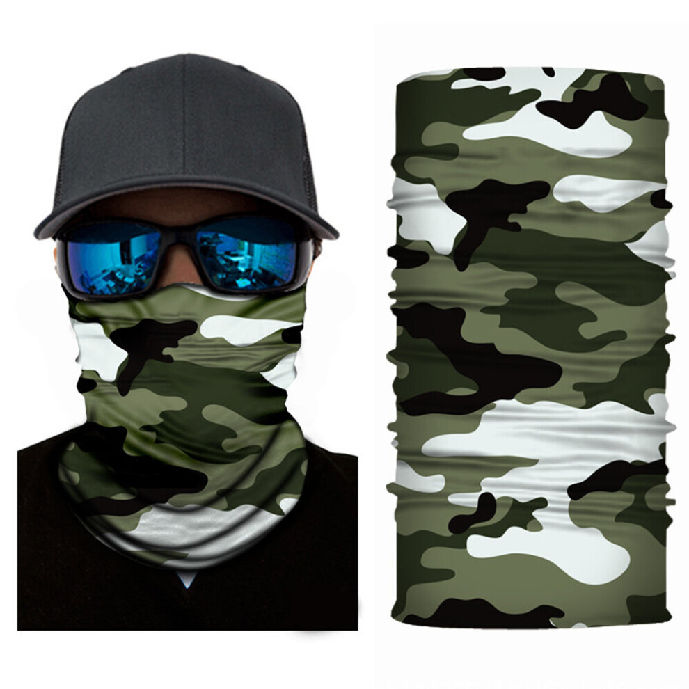 Cycling Bicycle Motorcycle Headband Scarf Neck Warmer Skull Helmet Face Mask Ski Balaclava Headband Halloween Full Shield Multicoloured 885656772453