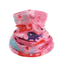 Cartoon Printing Sun Protection Children Scarf Soft Spring Summer Boys Girls Shade Windproof Neck Collar Neckerchief
