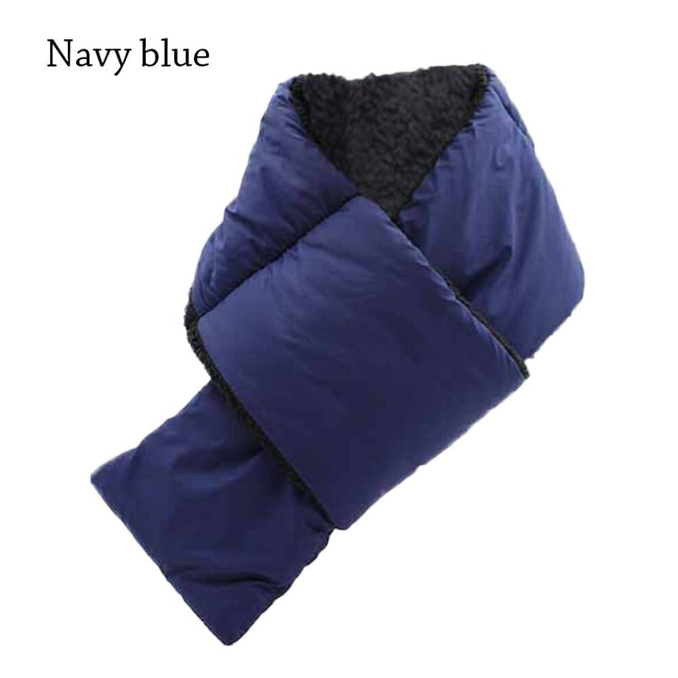 Thick Neck Warmer Head Scarf Unisex Winter Scarves Waterproof Warm Velvet Scarf Outdoor Down-Cotton Shawl Scarf-image-OPC-PBQQ8YF-NEW