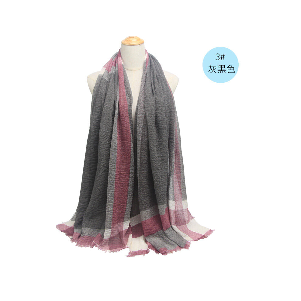 Unisex Winter Scarves British Style Plaid Cotton Printed Men Scarf Thin Soft Styles Autumn Shawls-image-OPC-PBQQ9KP-NEW