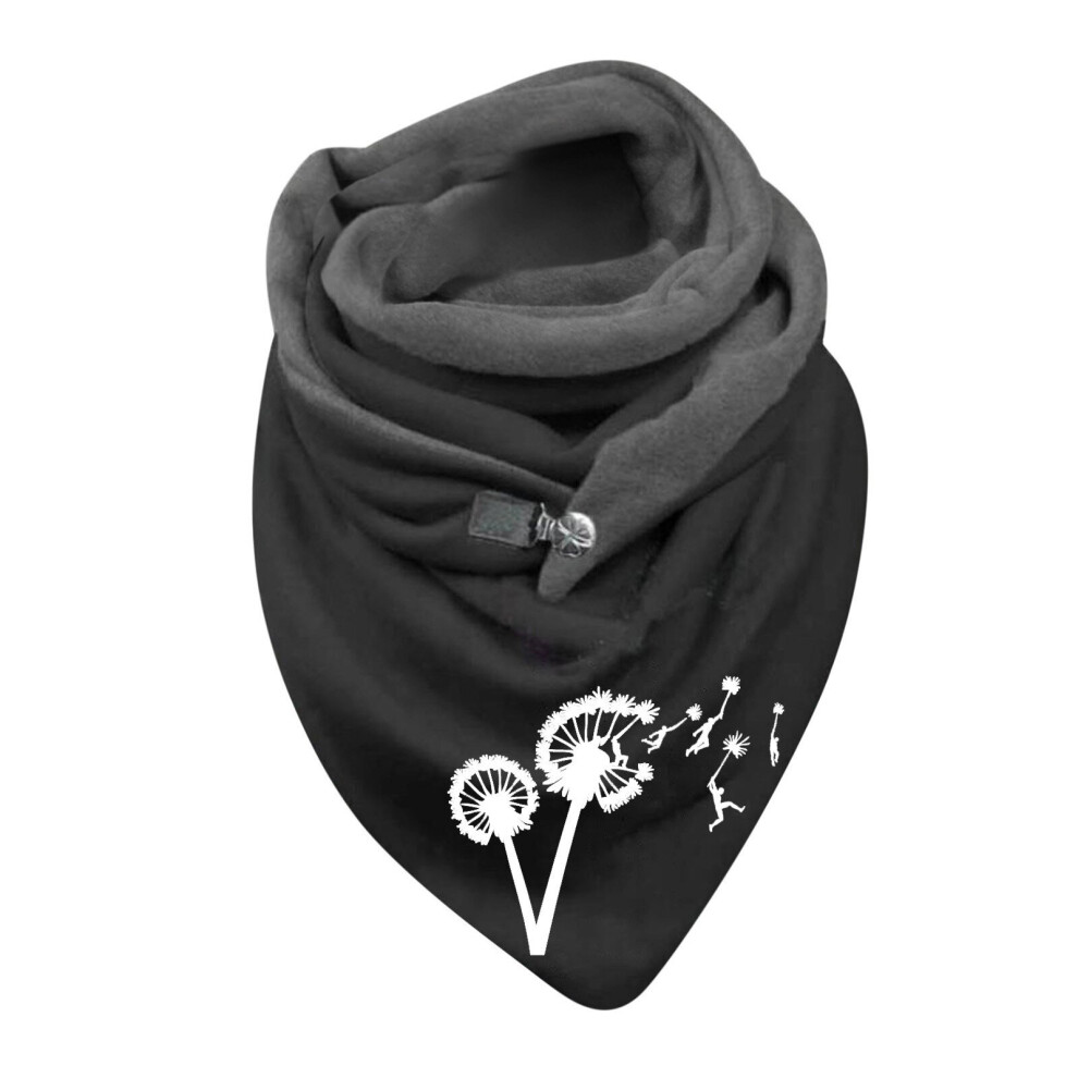 Winter Scarf For Women Printing Button Soft Wrap Casual Warm Scarves Shawls Scarf Foulard Femme Wraps Neck Bandana-image-OPC-PBQQ9H9-NEW