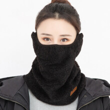 Autumn Winter Fleece Warm 3 In 1 Neckerchief Mask Ear Muffs Causal Outdoor Windproof Ear Warmer Unisex Cycling 3 In 1 Snood
