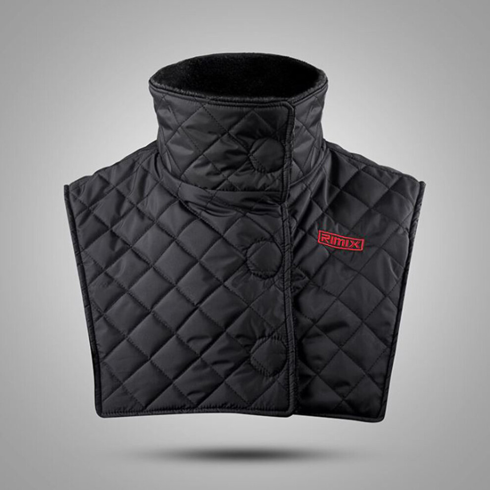 Rimix Winter Waterproof Warm Scarf Thickening Windproof Neck Warmer Riding Protection Cervical Locomotive Motorcycle Collar Black 885657897773