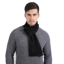 Men's Cashmere Scarf Solid Scarves * Winter Warm Smooth Scarf