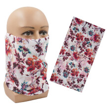 Colorful Headwear Vintage Floral Striped Grid Hiking Scarf for Women Tubular Scarf Multifunctional Bandana Neck Gaiter
