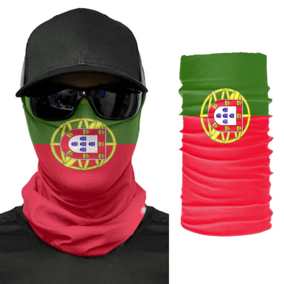 Portugal Flag Scarf Neck Face Mask Unisex Neck Warmer Seamless Bandana Headwear Cycling Hiking 885657940301